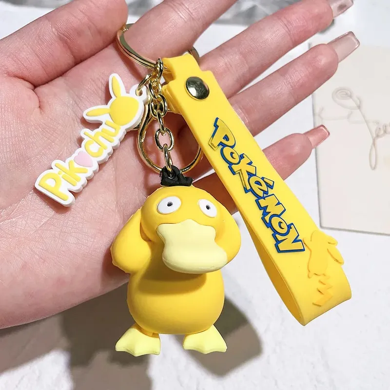 40 Style Wholesale Anime Pokémon Pikachu Eveen Keychain Cartoon Cute Charizard Keyring Student Backpack Car Key Chain Toys Gifts — image 22