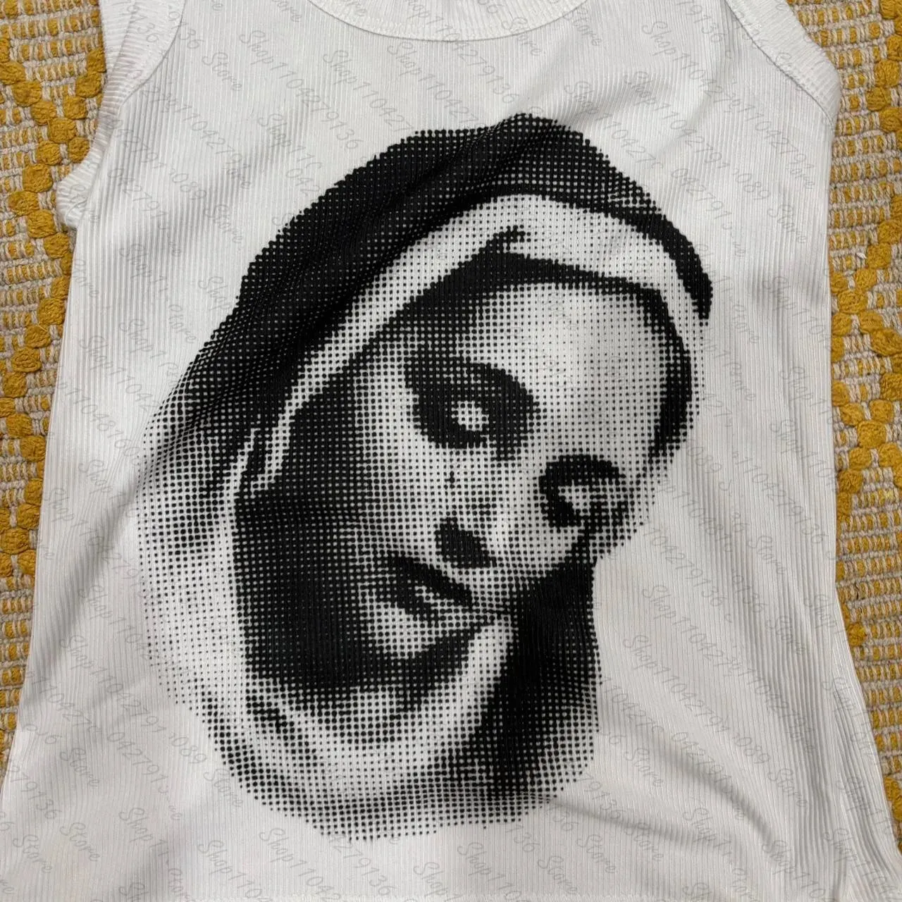 top mujer Tanks & Camis Tops Print Crop Top Clothes Grunge Corset Streetwear Baby Tank clothing Shoujo Girl Style Y2k Clothes — image 2