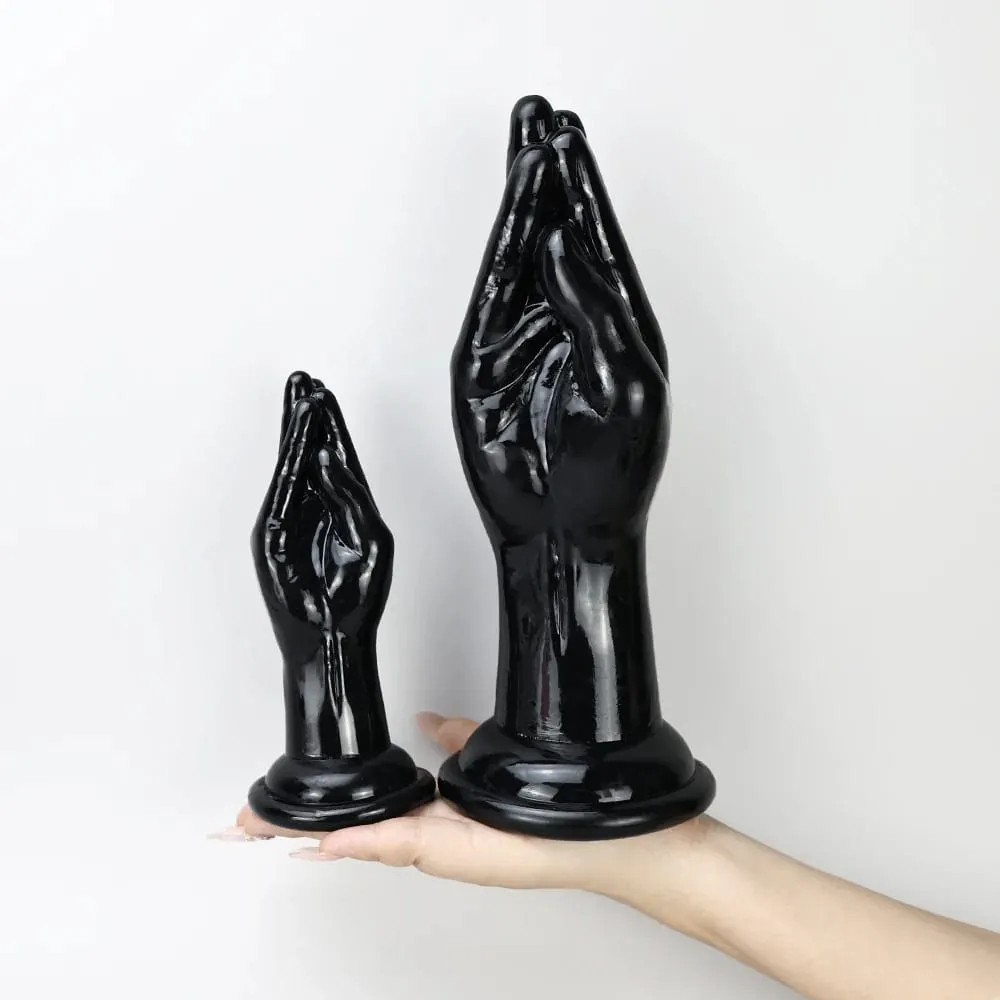 4 Sizes Huge Hands Finger Anal Plug Clear Arm Anus Prostate Massage Big Butt Plug G Spot Masturbation Gay Sex Toys For Women Men