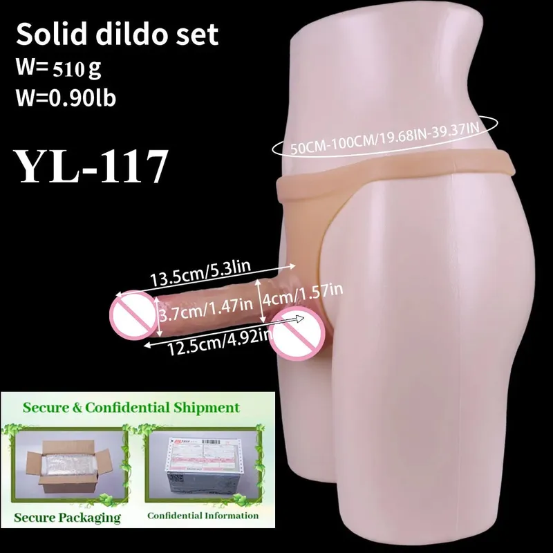 NEW Silicone Solid Hollow Dildo With Thongs Strap-On Penis Sleeve High Elasticity Cock Extender T-Back For Adult 18+ Men Sex Toy