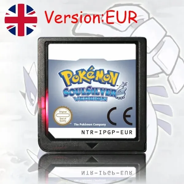 Pokemon Series DS ตลับเกม Diamond Platinum Pearl HeartGold SoulSilver สีดำสีขาวหลายภาษาสำหรับ NDS/2DS — image 13