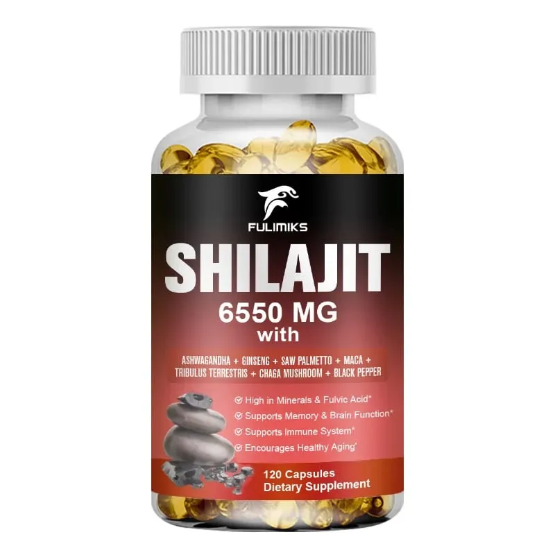 Shilajit Fulvic Acid Supplement with Chaga & Black Pepper Boosts Energy Stamina Immunity Brain Health & Vitality — image 6