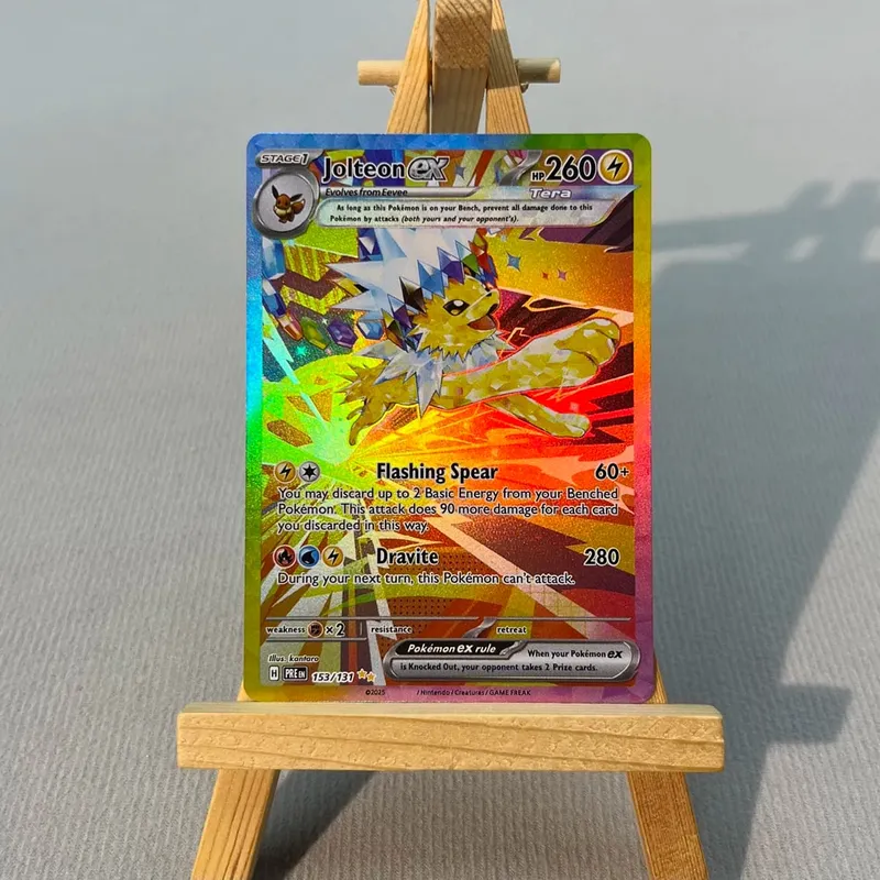PRE PTCG5-001 Tcg proxy PKM Cards Vaporeon ex Espeon ex Rare Collection Battle Toys Gifts for Hobbies home play — image 17
