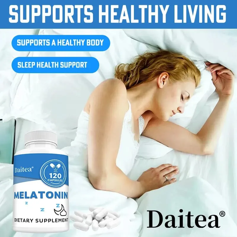 Kapsul Suplemen Melatonin 5 Mg - Dukungan Tidur Alami Relaksasi dan Ketenangan Meningkatkan Kualitas Tidur