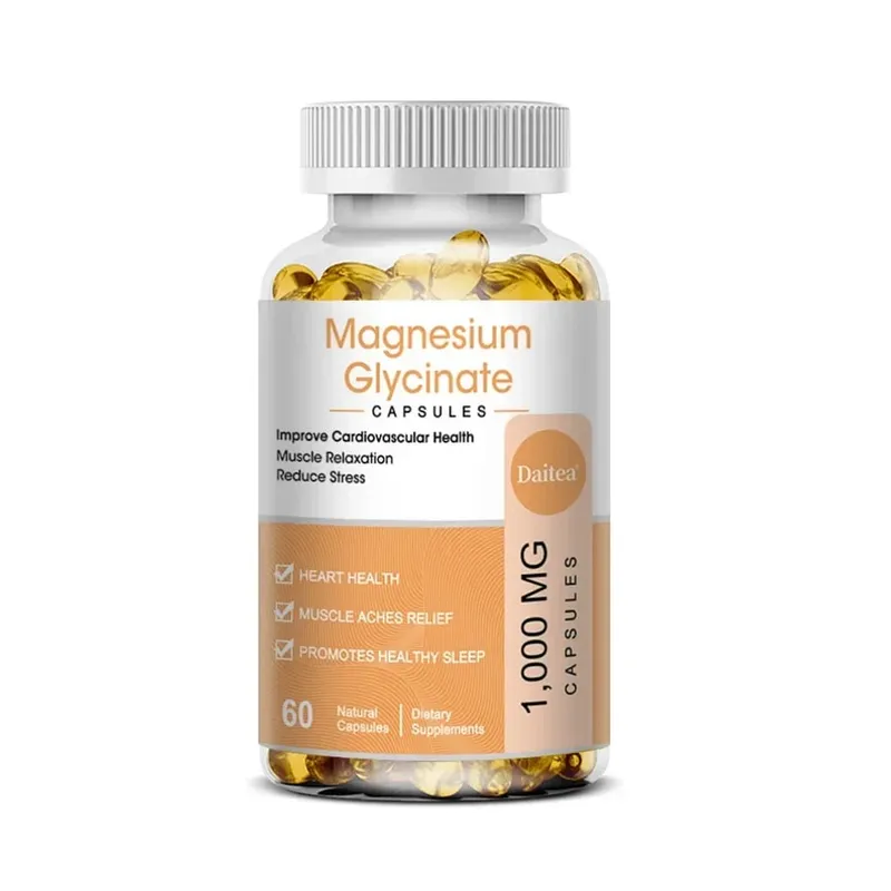 Magnesium Glycinate Capsules - Tumutulong sa Stress Muscle Sleep Joints Bones Immune at Cardiovascular Health — image 9