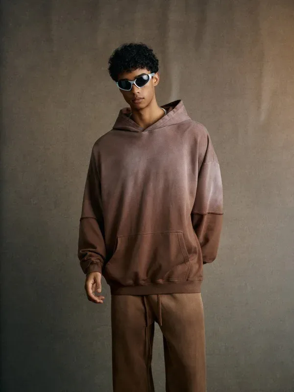 New Autumn Winter Men 400gsm Hoodies Streetwears High Street Heavy Weight Washed Cotton Sweatshirts Brand Tracksuit — image 22