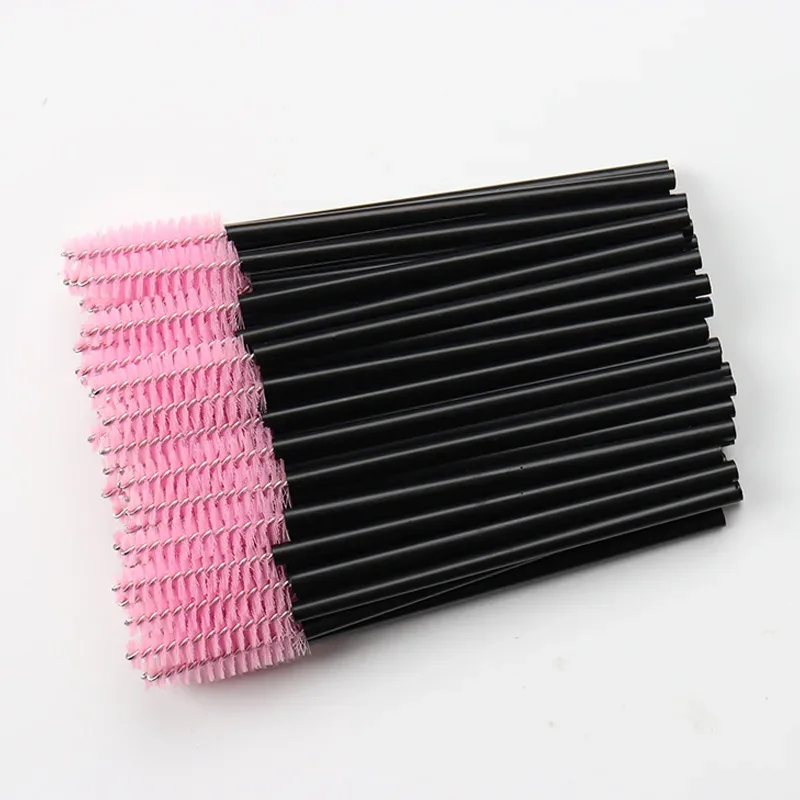 100pc Disposable Eyelash Brush Hollow Eyebrow Comb Lash Extension Makeup Brushes Mascara Stick Applicator Microbrush Beauty Tool