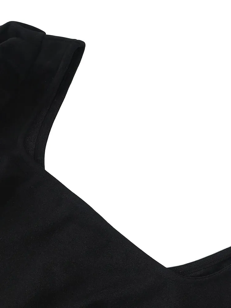 2026 New Women's Square-Neck Pullover Dress: Casual and Elegant Commuter Style Long Sleeves Everyday Wear Loungewear — image 5