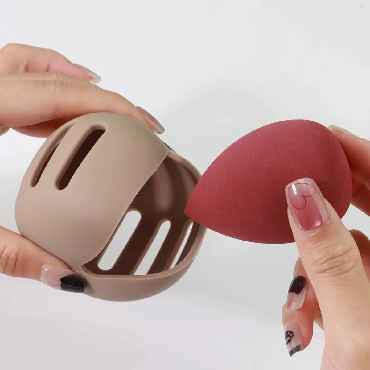 2 Stuks Reizen Make-up Borstel Houder Siliconen Cosmetische Penselen Tas Make-up Spons Case Draagbare Waterdichte Make-up Gereedschap voor Vrouwen — image 6