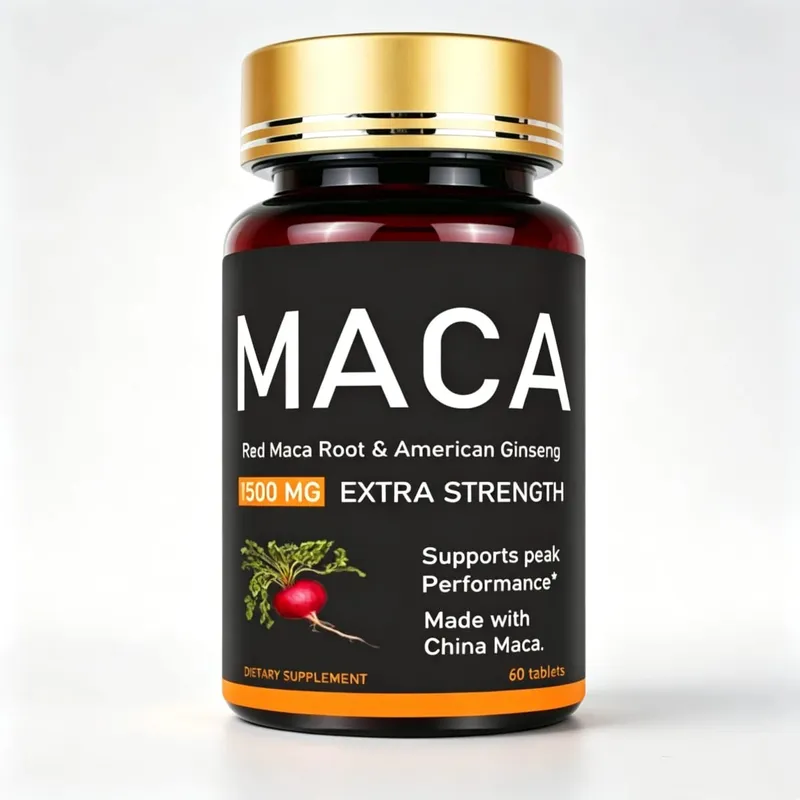 Original Ashwagandha Ginseng& Maca Tablets Male Supplement Immunity Capsules for Men
