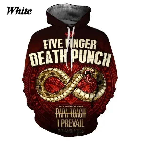 Men's and Women's Five Finger Death Punch Hoodies 3D Printing Casual Autumn Winter Sweatshirts Hip-hop Rock Hoodie — image 24