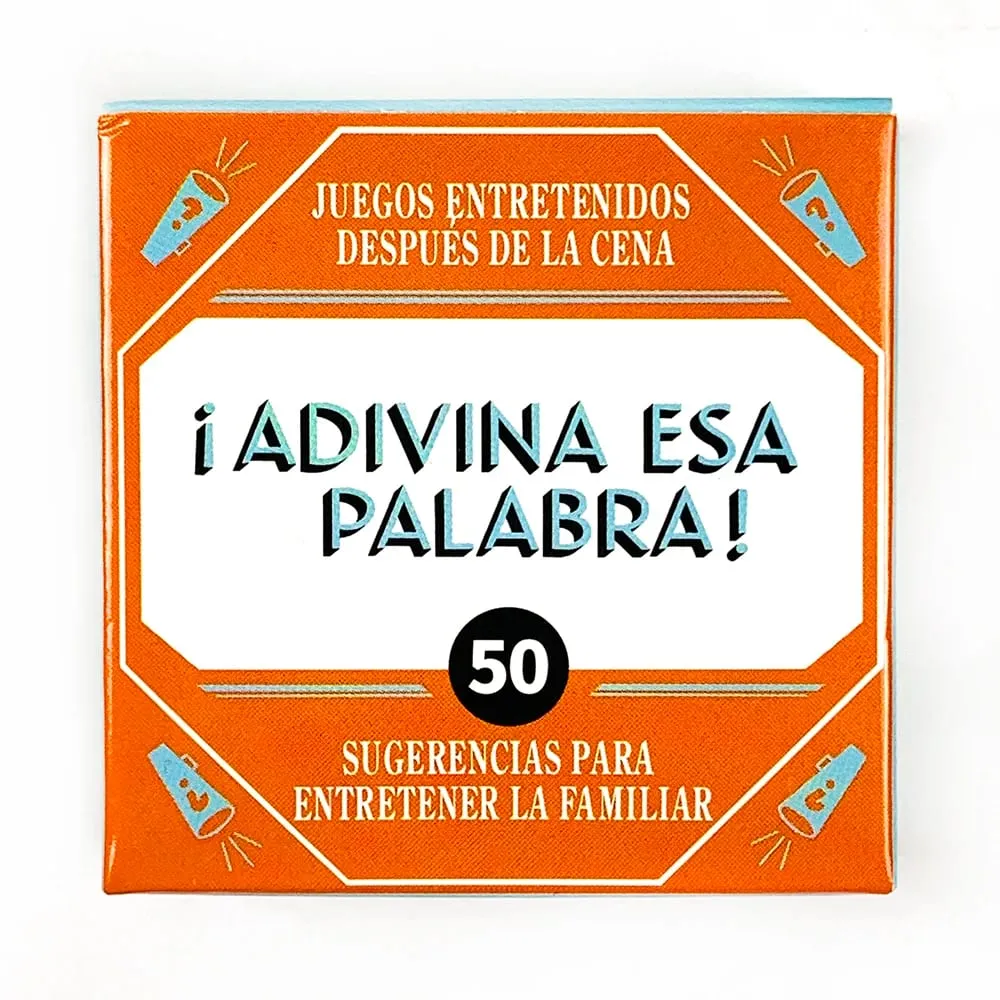 ¡Adivina Esa Palabra! 50 Spanish Family Game Cards – After-Dinner Entertainment & Interactive Word Guessing for Family Bonding — image 2