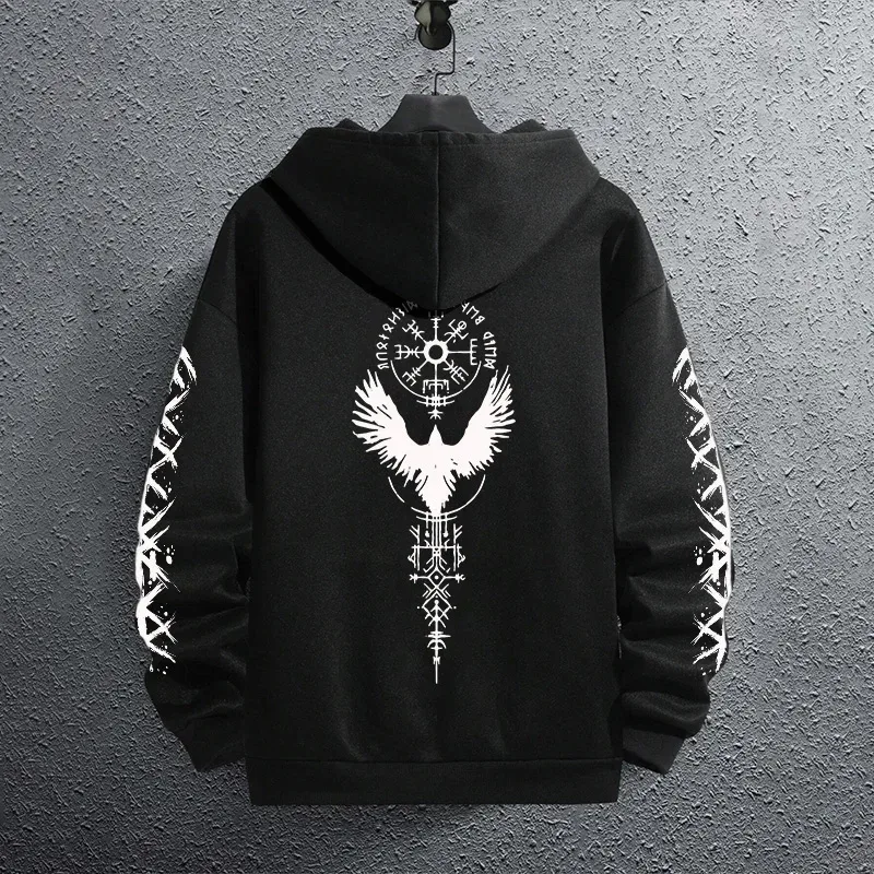 2025 Brand New Black Sweatshirts Autumn Winter Male Daily Casual Sporty Jogging Hoodie Men's Outwear Fashion Pullover — image 4