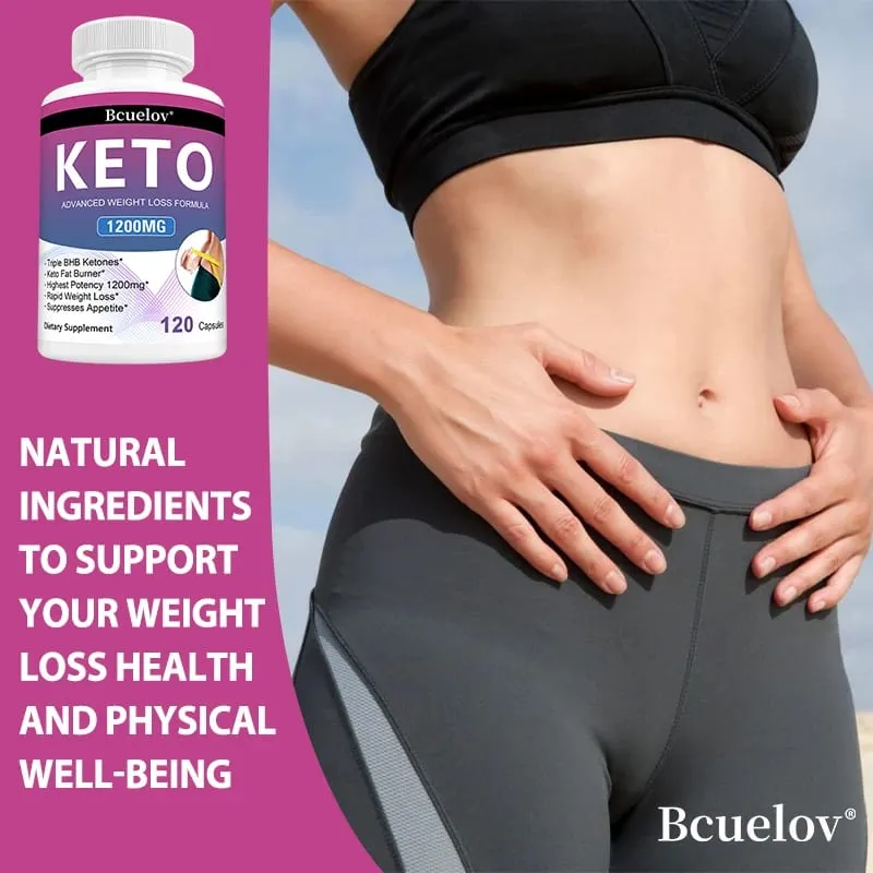 Capsule Keto avanzate Gestione del peso Metabolismo Aumento del controllo dell'appetito Supporto energetico Integratore per la salute dell'apparato digerente — image 3