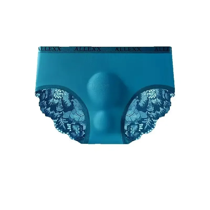 4PCS Sexy Mens Seamless Panties Ice Ultra Thin Sports Fitness Bulge Pouch briefs Male Panties Low Waist — image 5