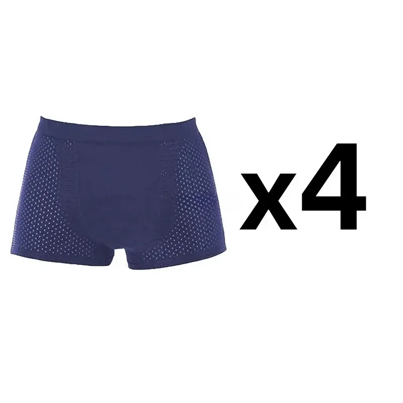 4Pcs Men's Boxer Briefs Ultra Soft Anti Odor Underwear Breathable Mesh with Ventilation Holes Stretch Comfort for Daily — image 19