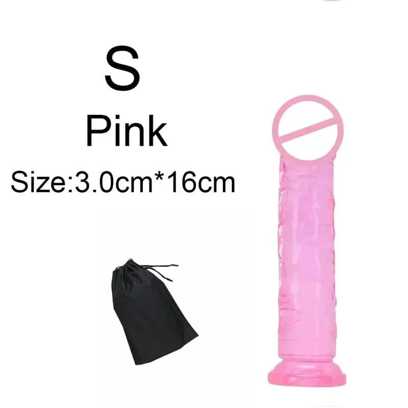 Super Cheap 6 Sizes Realistic Soft Jelly Dildo Butt Plug Anal Plugs Adult Sex Toy for Women and Men Vaginal and Anal Masturbator — image 18