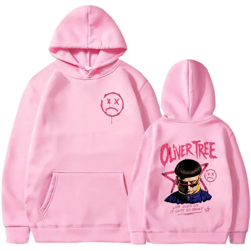 Rest in Peace Oliver Tree Hoodies Tribute Life Goes on 1993-2026 Memorial Sweatshirts Men Fashion Oversized Casual Pullovers