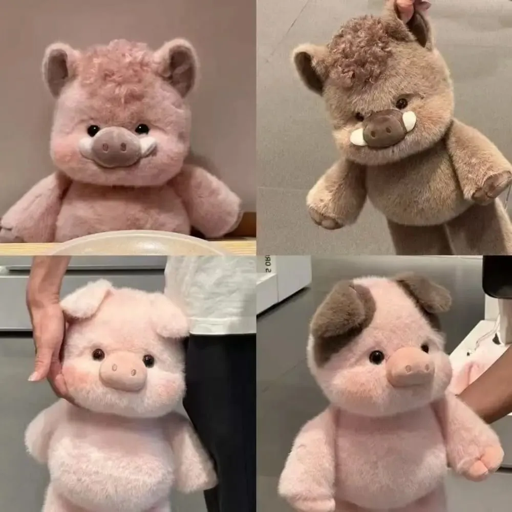 Creative Gift Soft Pig Stuffed Animal Plush Pillow Cute Emotional Support Stuffed Animals Plush 17.7inch Plush Pillow