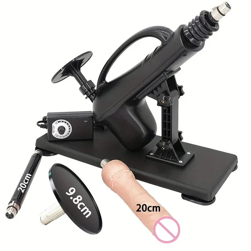 Automatic Sexual Machine 3XLR Dildo Attachments Female Masturbation Vibrator Massage Gun Sex Toys for Men Couples Adult Products — image 10