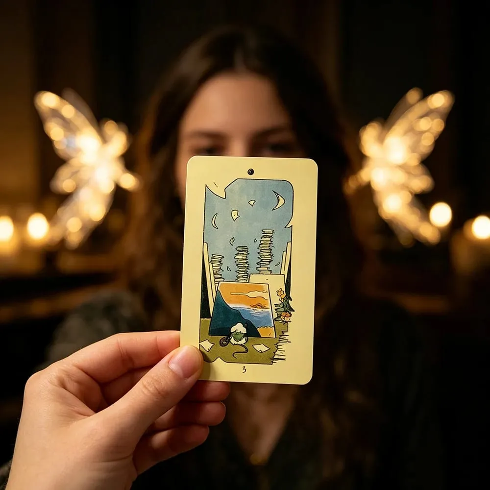 Mimi Mice Tarot Cards 78‑Card Deck Cute Mouse Animal Theme Tarot Cards Divination Fortune‑Telling Card for Tarot Collectors — image 5