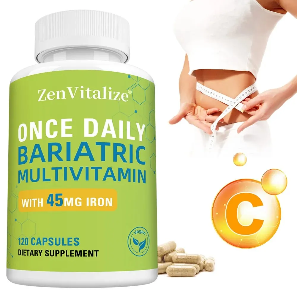 Daily Multivitamin & Minerals Capsules with Iron Immunity Energy Hair Skin & Nail Support Nutrition After Bariatric Surgery — image 2