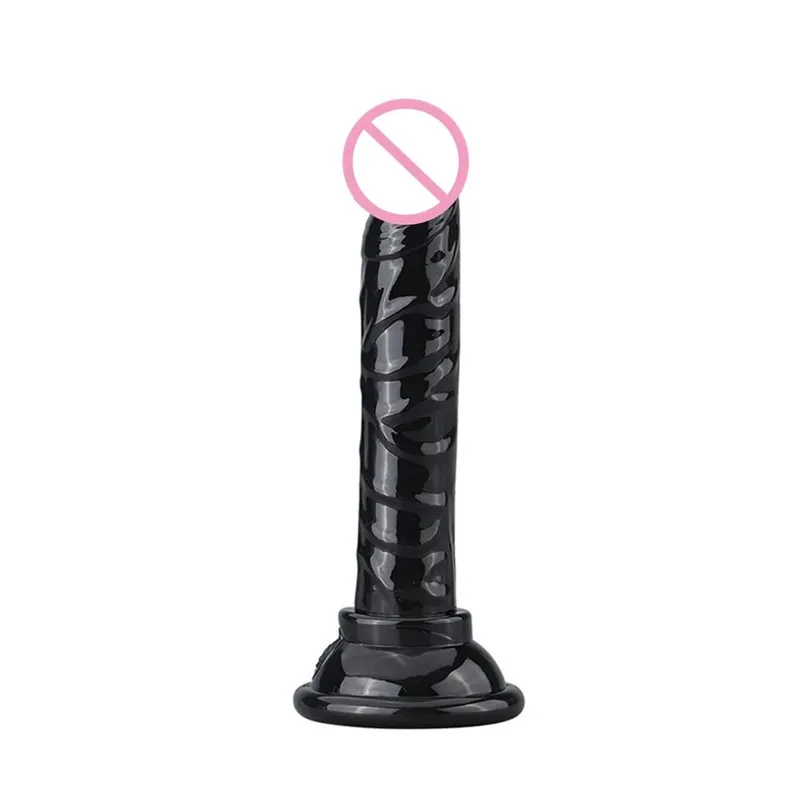 Realistic Dildo Strong Suction Cup Soft Crystal Jelly Dildo Penis Sex Toys for Woman Fake Dick Big Penis Anal Butt Plug Sex Shop — image 9