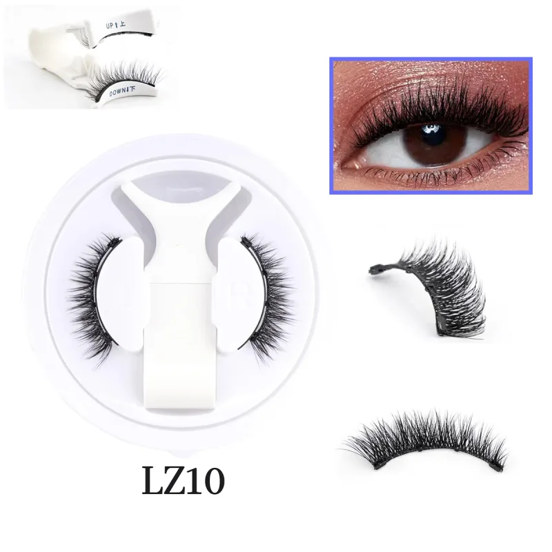 1 Pair New Magnetic Eyelashes Set With Tweezers Makeup Natural Light Eyelash Extension Tools Reusable False Eye Lashes — image 10