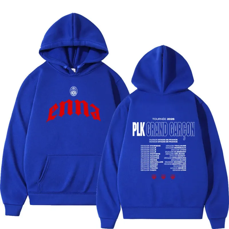 Rapper PLK Grand Garcon 2026 Tour Merch Hoodies Men Women Clothing Fashion Hip Hop Pullovers Long Sleeves Sweatshirts Streetwear — image 5