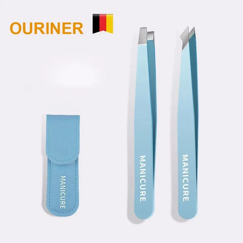 Eyebrow Tweezer Colorful Hair Beauty Fine Hairs Puller Stainless Steel Slanted Eye Brow Clips Removal Makeup Tools — image 4