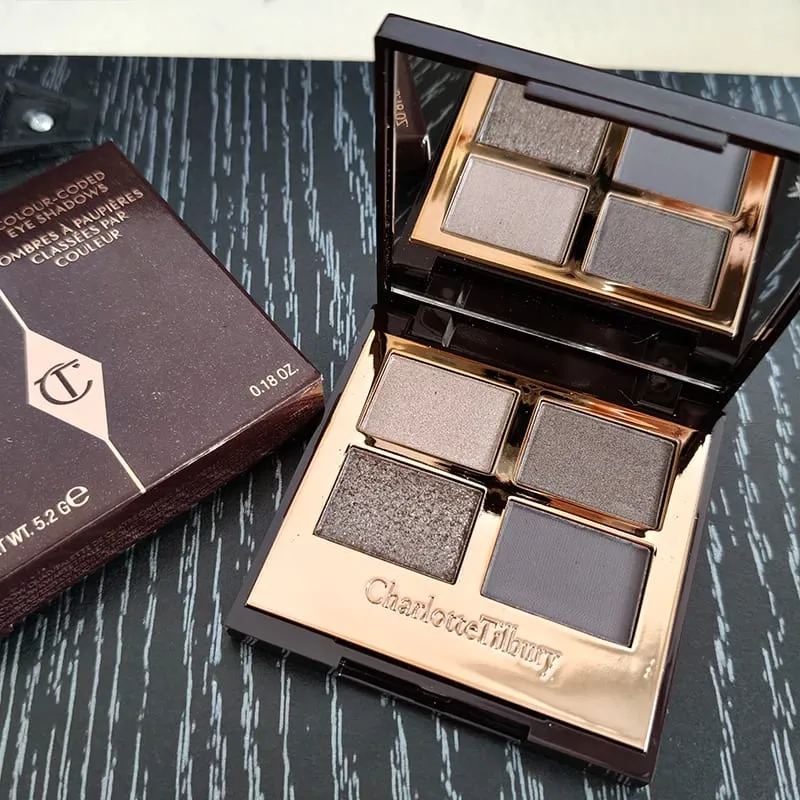 Charlotte Tilbury Brand Makeup 4 Kulay Eye Shadow Disc 5.2g Pillow Talk Kalikasan Madaling Kulay Foundation Eyeshadow Cosmetics — image 11