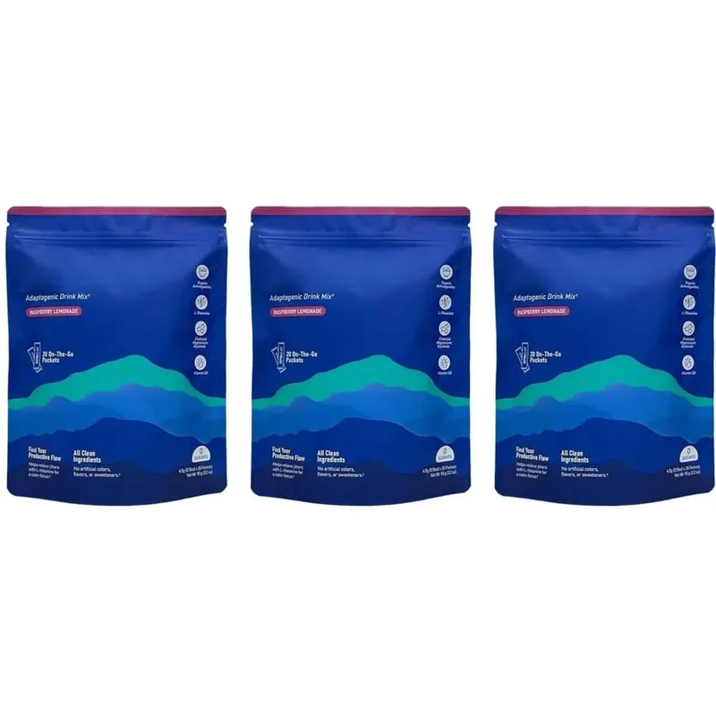 Calming Powder Drink Mix with L-Theanine Focus Memory Concentration & Cognitive Support Healthy Cortisol Balance 20 Packets — image 9