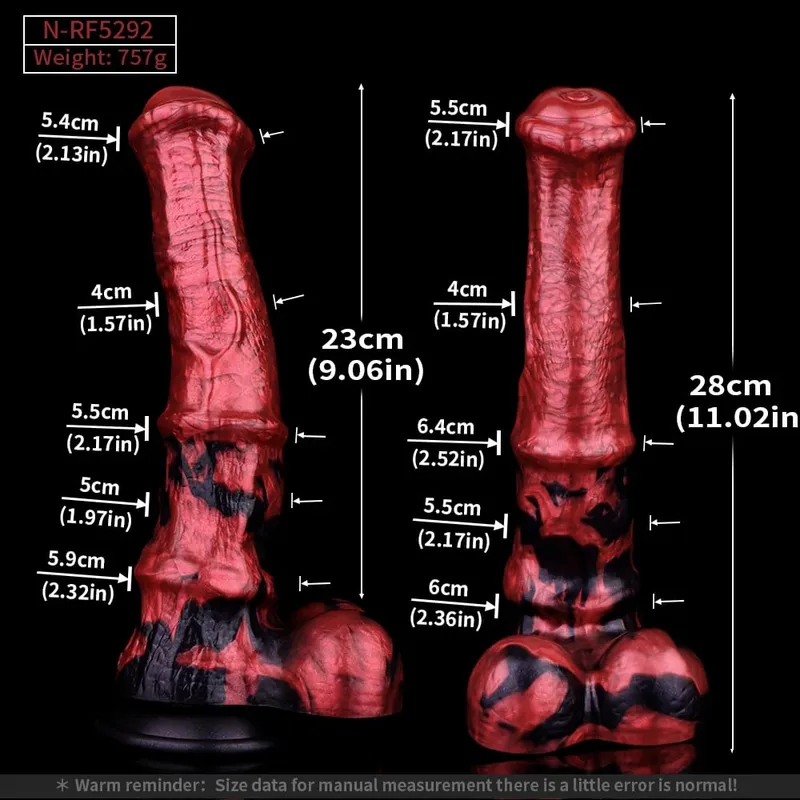Silicone Horse Dildo Long Penis Anal Plug Huge Knot G-spot Vaginal Stimulator with Suction Cup Adult Sex toy for Women Men — image 28