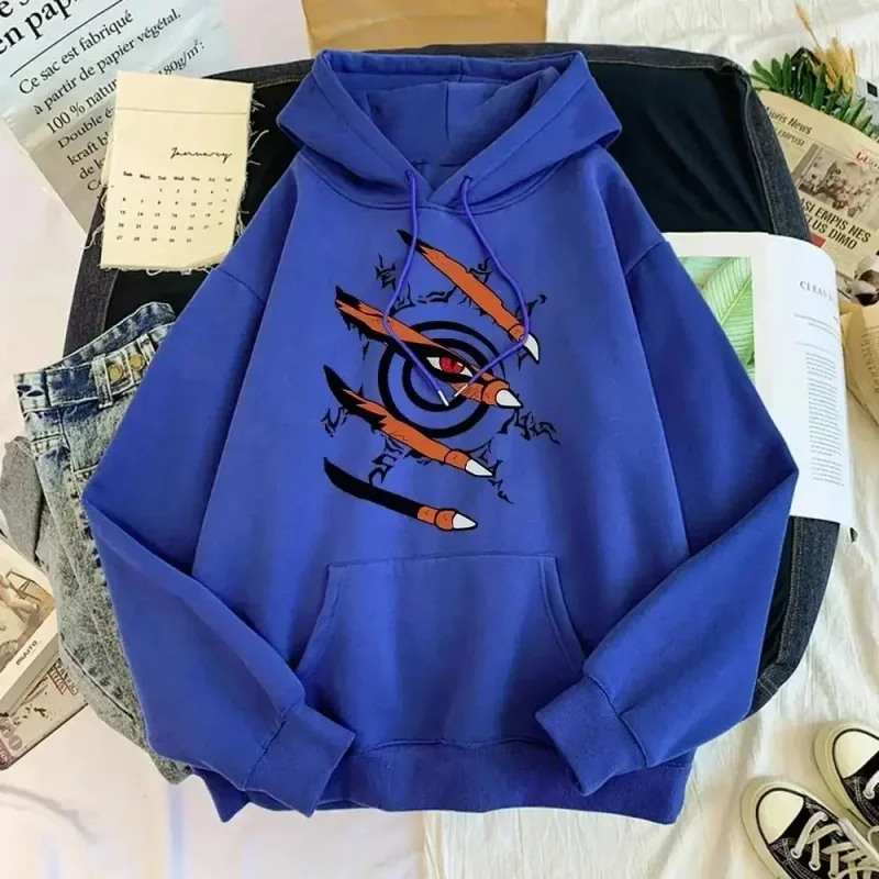 2026 Anime and manga printed hoodies for men and women, hooded pullovers for spring and autumn, comfortable sportswear tops — image 8