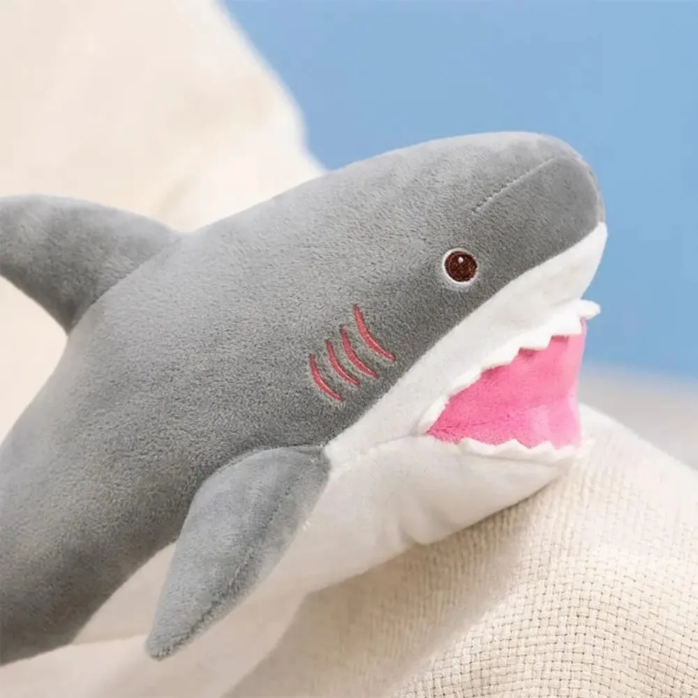 Animal Cartoon Simulated Killer whale Dolls PP Cotton Funny Great White Shark Plush Toys 32cm Kawaii Animals Plush Pillow — image 5