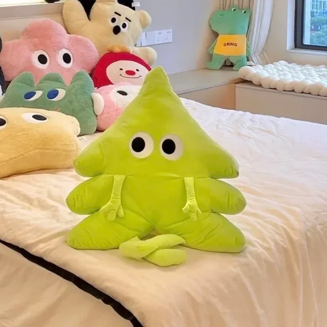 Dekorasi Sofa Bantal Bunga Girly Selebriti Bantal Beruang Kucing Lucu Boneka Hewan Mainan Mewah Kelinci Lingkaran Bunga Pelangi Natal — image 17
