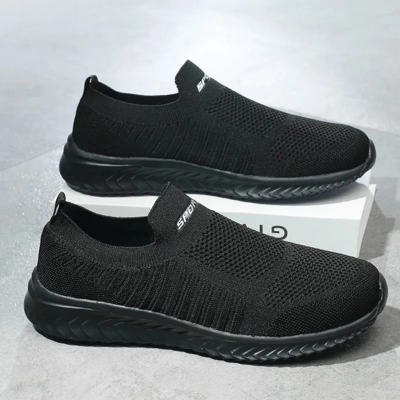 Men Vulcanize Shoes Mesh Men Shoes Lightweight Comfortable Men's Sneakers 2025 Autumn Fashion Slip on Flats Shoes Male Loafers
