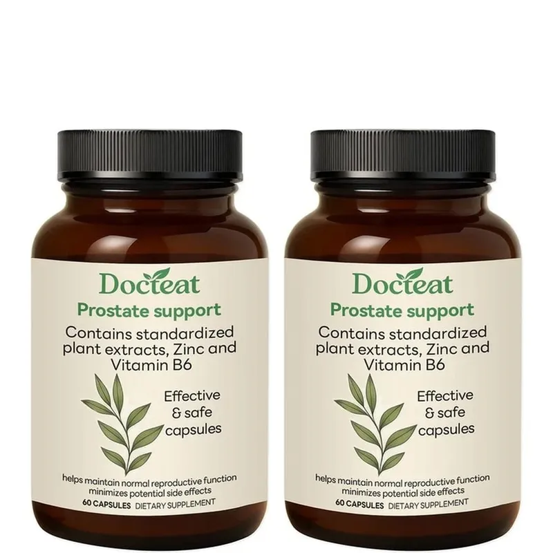 Prostate Support Capsules with Zinc and Vitamin B6 Saw Palmetto and Stinging Nettle Extracts for Support 60 Capsules — image 9