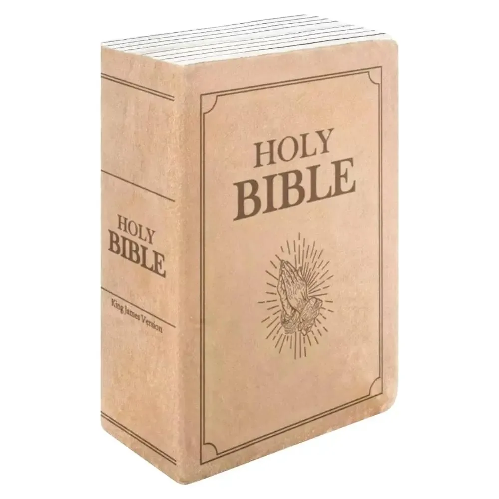 Living Room Realistic Looking Bible Pillow Sofa Cushion Plush Toy Bible Throw Pillow 33*22cm Home Decor Bible Cushion Bedroom — image 4