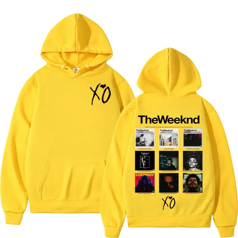 Rapper The Weeknd Album Cover Graphic Hoodies Men Women Fashion Hip Hop Pop Music Sweatshirt Bodywarmer Comfort Hoodie Pullovers — image 18