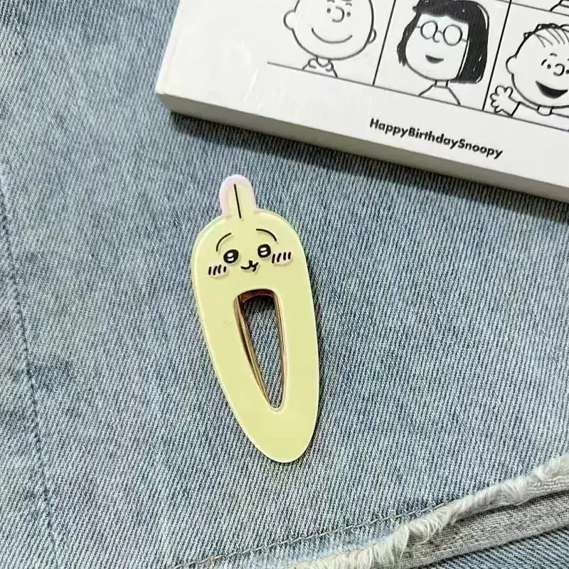 New jiyi jiyi Acrylic Hairpin Xiaoba Usachijiyi Flying Squirrel Chestnut Head Cute Cartoon Duckbill Clip Student Girl