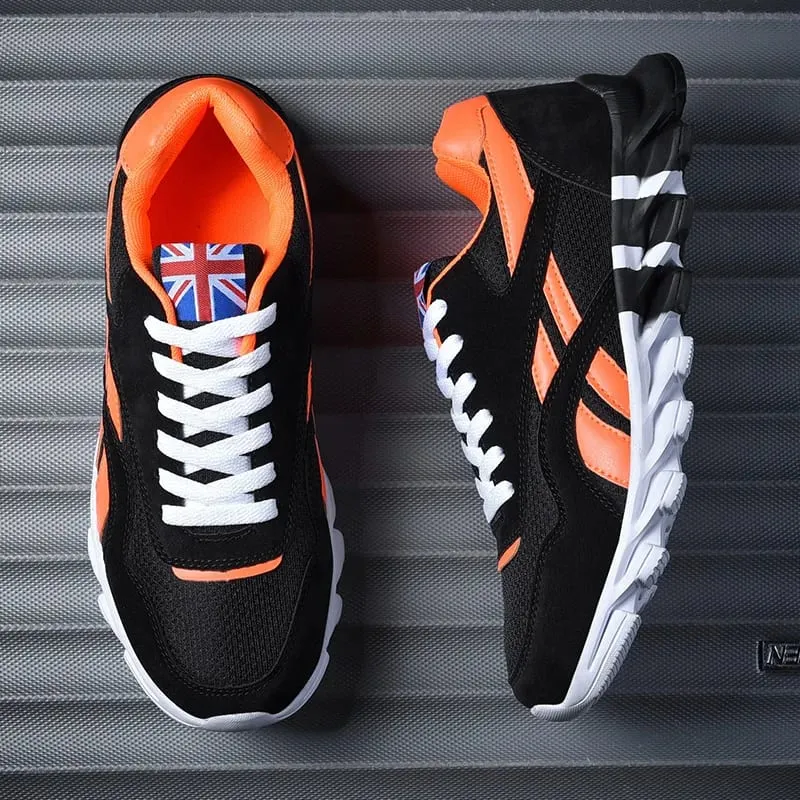 Brand Trend Size 46 47 48 Men's Wear-resistant Cushioning Thick-soled Fitness Sneakers Outdoor Breathable Running Shoes for Men — image 4