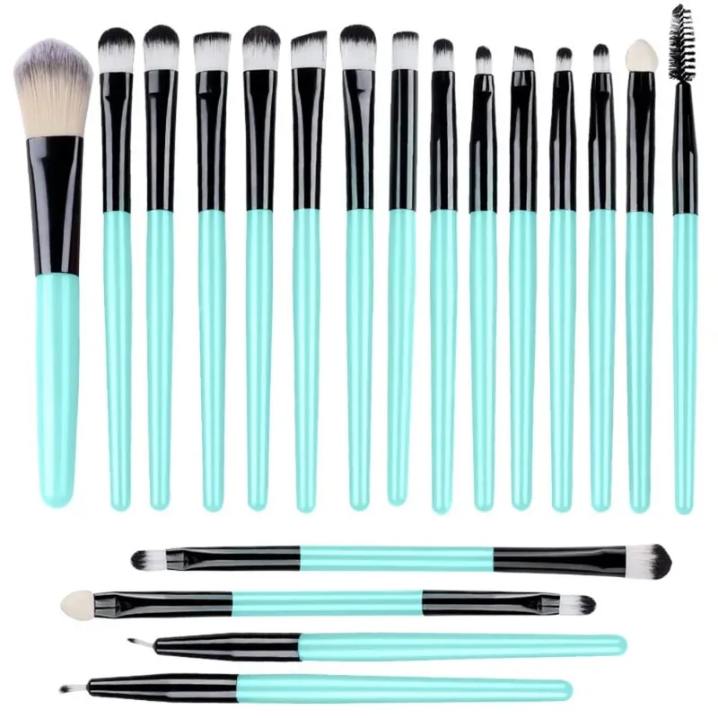 20PCS Detail Makeup Brushes Kit Soft Bristles Concealer Eyeliner Brush Eyeshadow Shader Brush Facial Cosmetic Beauty Tools