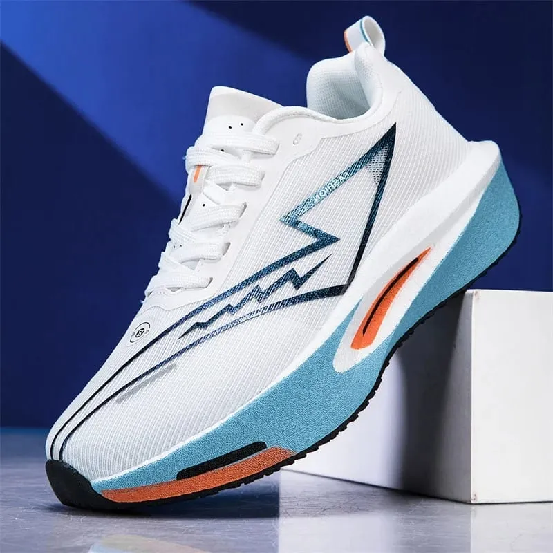 Men Running Shoes Carbon Board Marathon Sports Speciality Breathable Lightweight Women's Comfortable Athletic Nonskid Sneakers — image 2