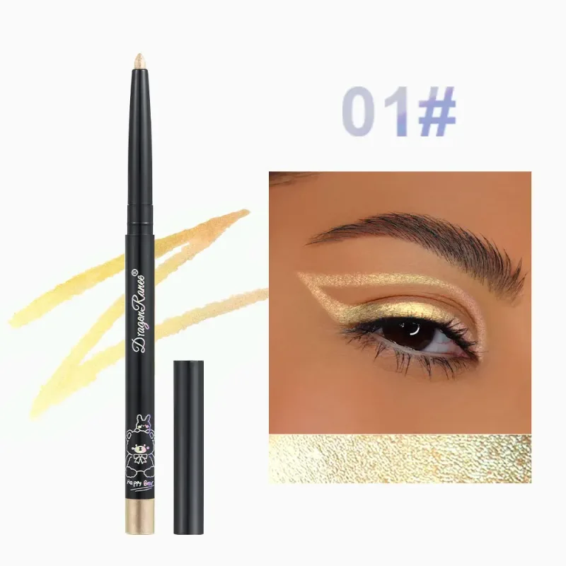 Chameleon Eyeliner Gel Pen Waterproof Shiny Chrome Eye Shadow Liner Pencil Glitter Pearl Green Gold Lying Silkworm Eyes Makeup — image 14