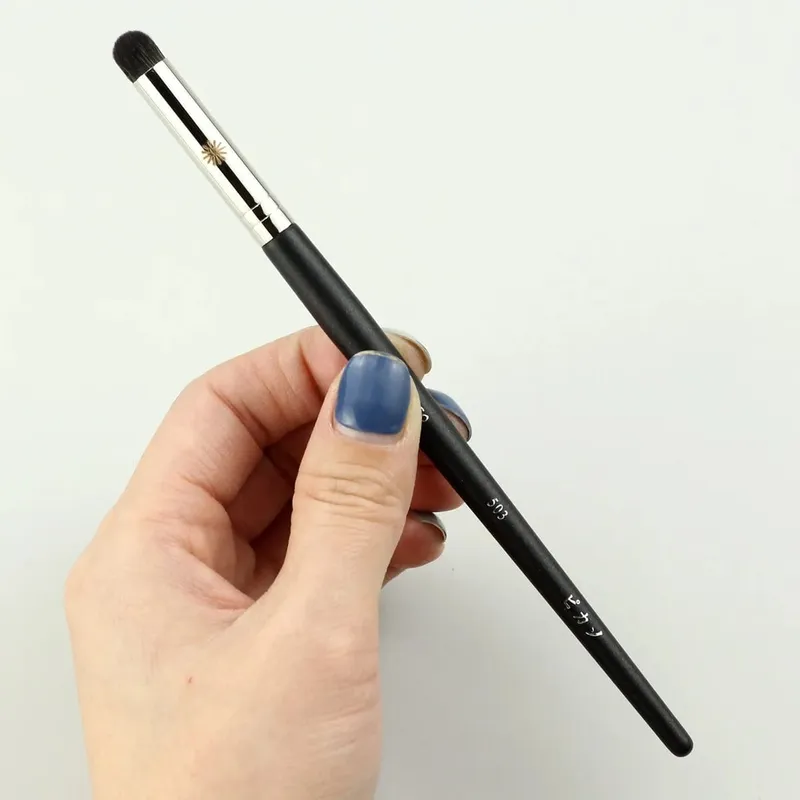 1pc Berus Mekap Smudge Pelapik Mata Rata Berus Solek Perincian Precision Concealer Serbuk kontur sorotan alat kosmetik artis