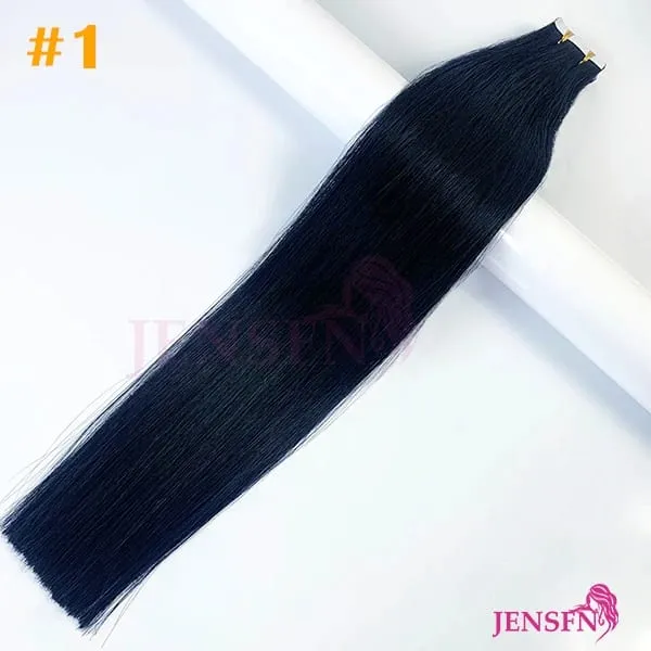 High Quality Tape In Hair Extensions Straight 100% Remy real Human Hair 16"-22"Inch PU Skin Weft Tape Ins