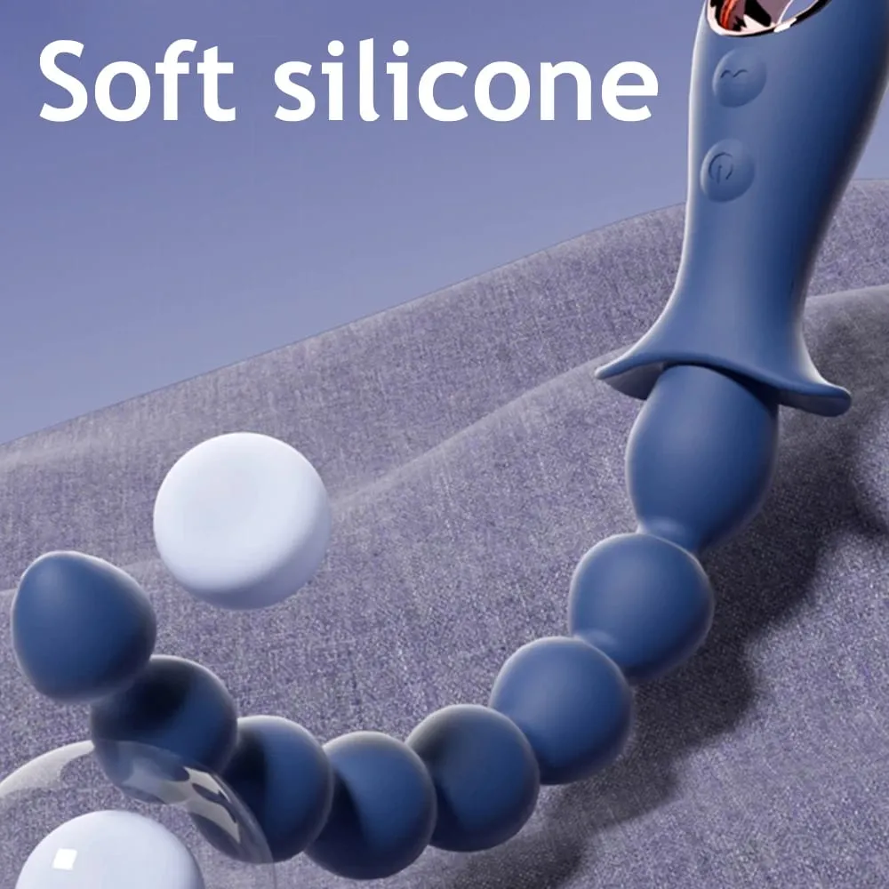 Anal Beads Vibrator Anal Plug Vibrating Male Prostate Massager Vagina Clitoris Stimulator Butt Plug for Women Men Adult Sex Toys — image 5