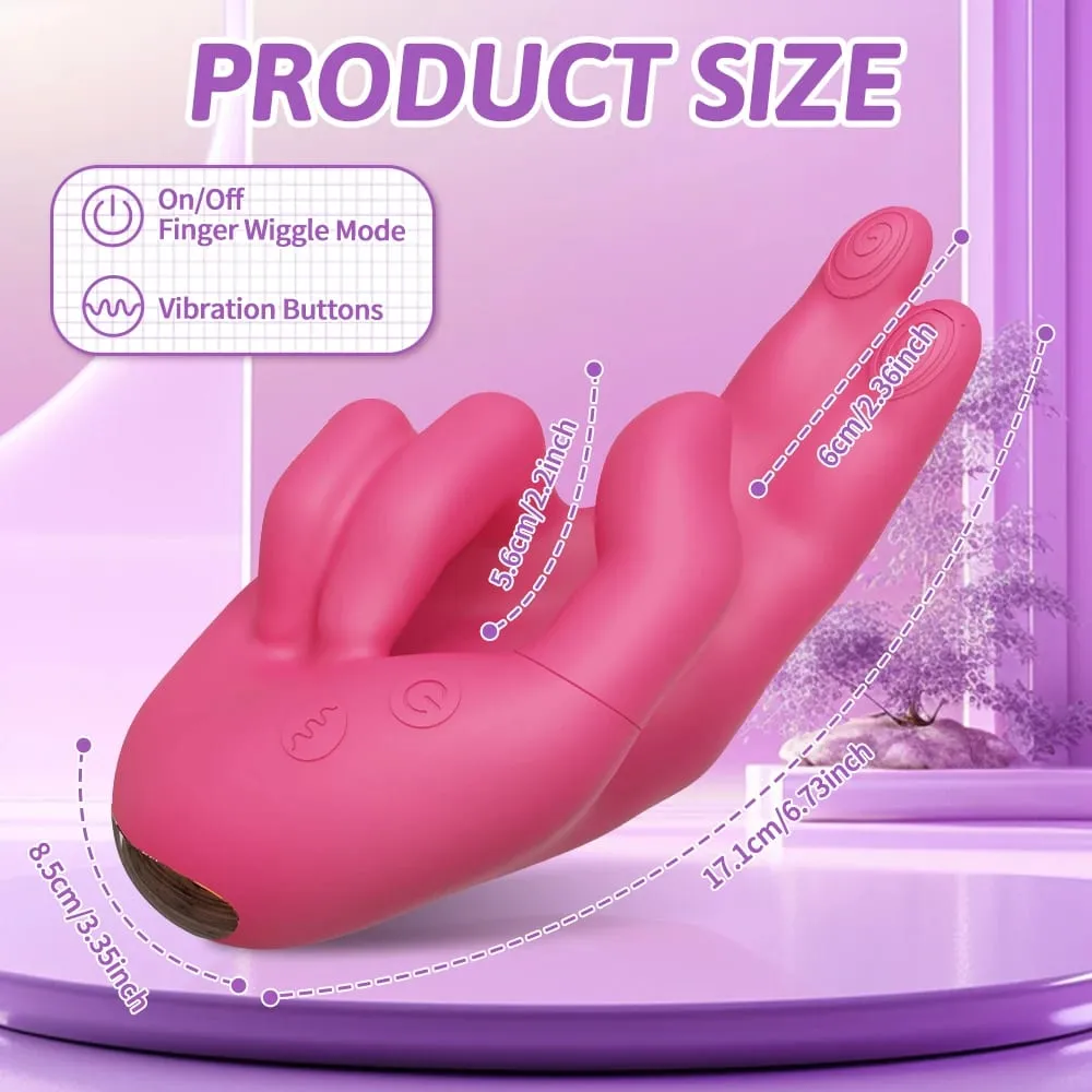 Heating Wiggle Finger Vibrator for Women G-Spot Vagina Vibrator Female Masturbator Nipple Clitoris Stimulator Adult Sex Toys — image 5