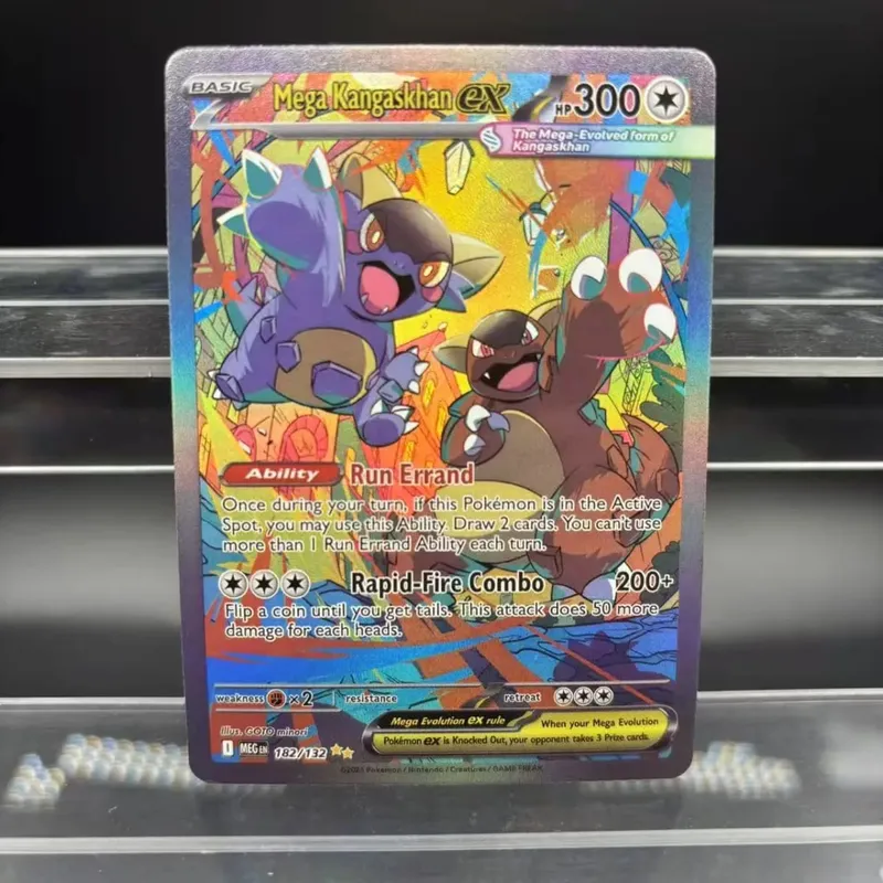 DIY Collection Cards EN Mega Symphonia Mega Brave Gardevoir Lucario Self Made Single Card Classic Game Anime Card Gift Toy